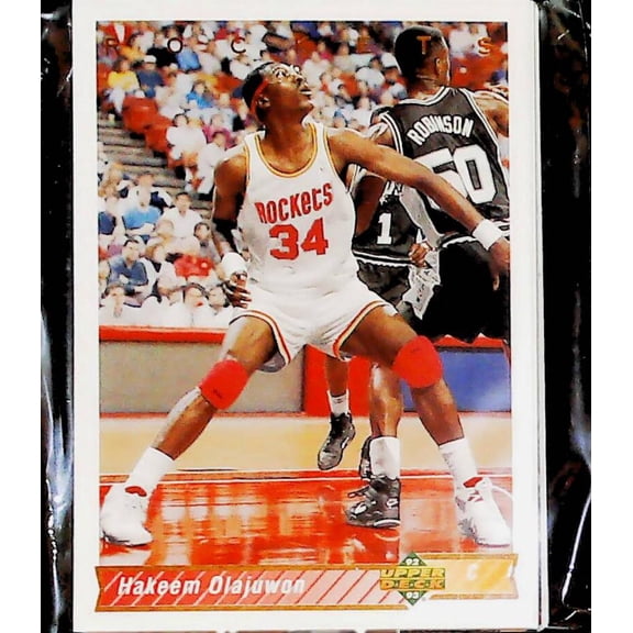1992-93 Upper Deck Houston Rockets Team Set Hakeem Olajuwon 10 Cards MINT