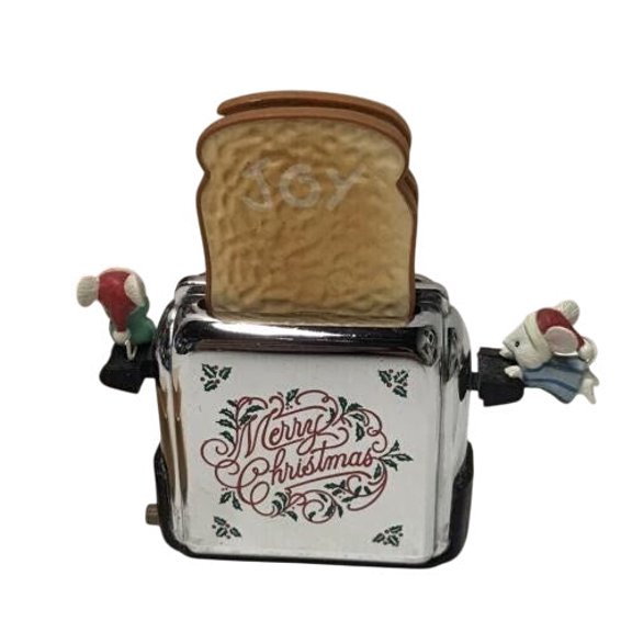 1992 A Christmas Toast (Mouse) Enesco Christmas Tree Ornament 588261