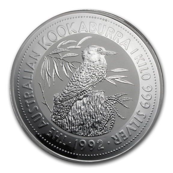 1992 Australia 1 kilo Silver Kookaburra BU