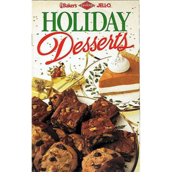 1992 Baker's, Diamond, Jello Holiday Desserts Recipes (Kraft General Foods) (Small Format Staple Bound)