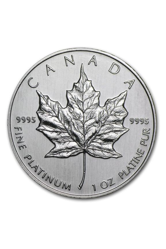 1992 Canada 1 oz Platinum Maple Leaf BU