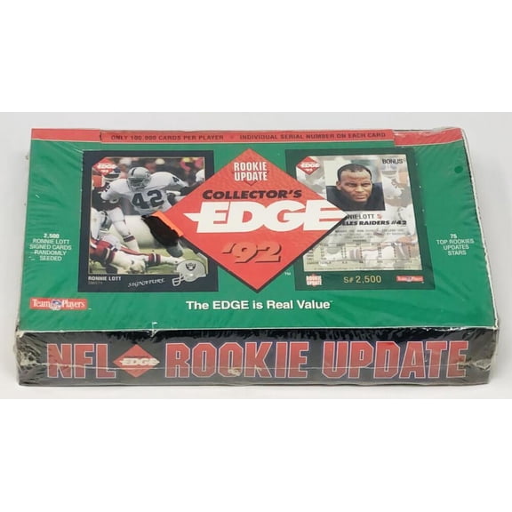 1992 Collectors Edge Rookie Update Football Box