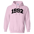 thumbnail image 1 of 1992 College Style Hoodie Sweatshirt Unisex 2X-Large Pink, 1 of 5