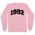 thumbnail image 1 of 1992 College Style Long Sleeve Shirt Unisex 3X-Large Pink, 1 of 5
