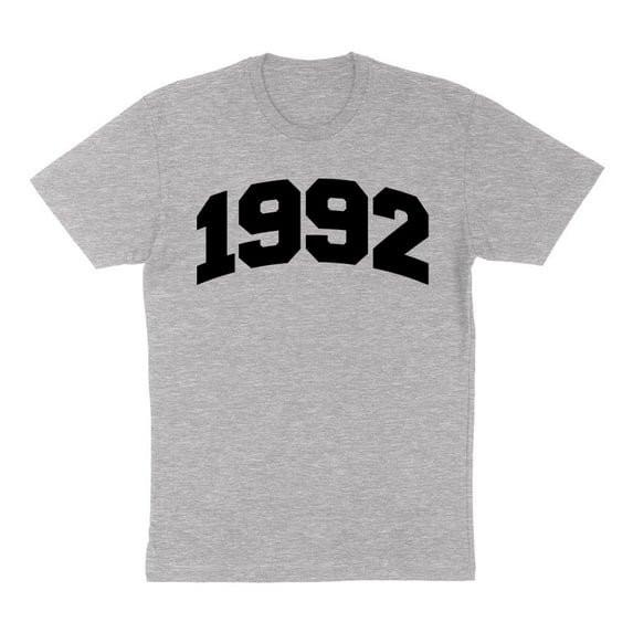 1992 College Style Shirt Unisex 2X-Large Grey