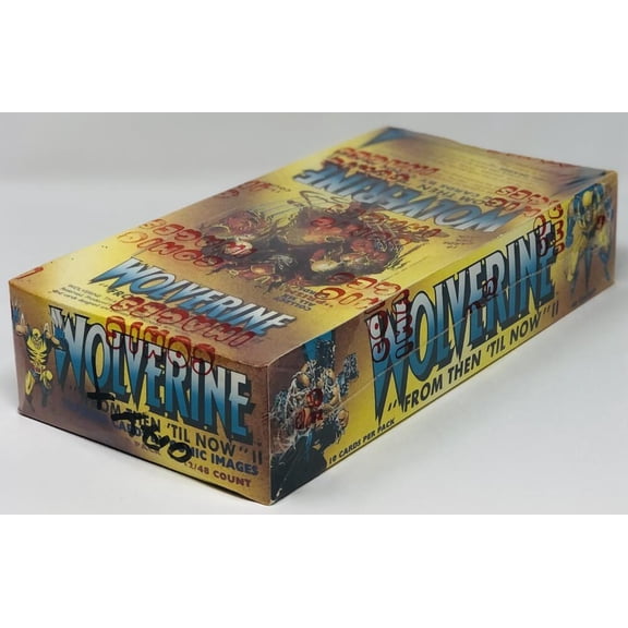 1992 Comic Images Marvel Wolverine From Then Til Now II Trading Cards Box