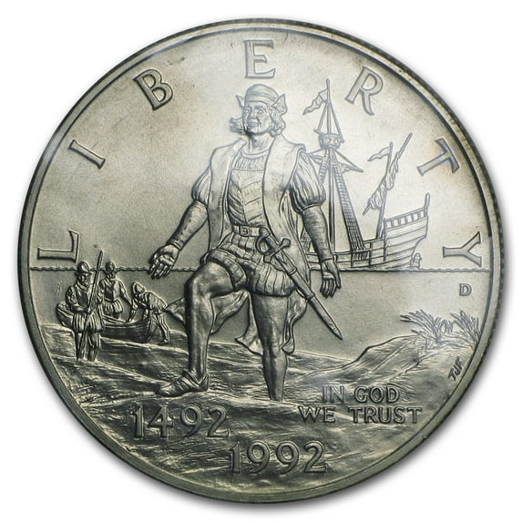 1992-D Columbus Quincentenary 1/2 Dollar Clad Commem BU (Box/COA)