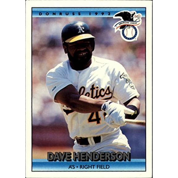 1992 Donruss #21 Dave Henderson AS MLB Baseball Trading Card