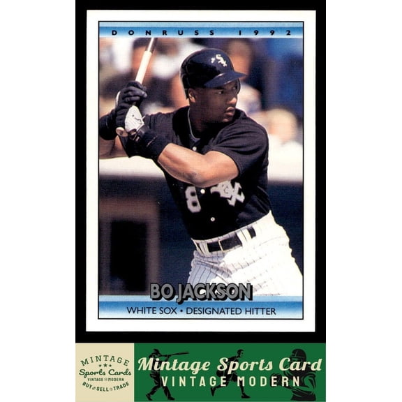 1992 Donruss Bo Jackson #470 Chicago White Sox Baseball Card