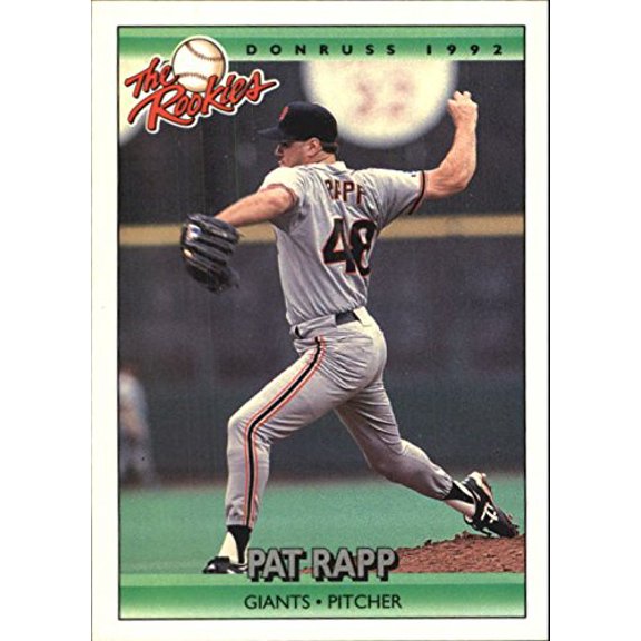 1992 Donruss Rookies #99 Pat Rapp RC MLB Baseball Trading Card