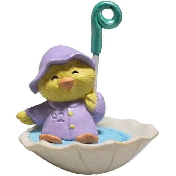 1992 Everythings Ducky (Duck with Umbrella) Hallmark Keepsake Easter Ornament QEO9331