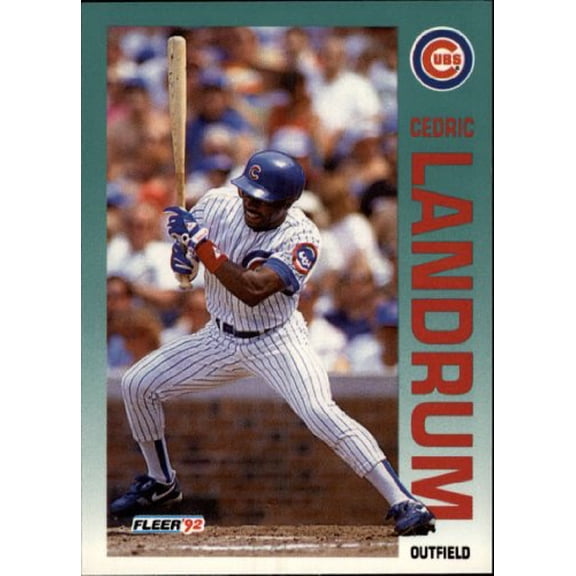 1992 Fleer #385 Ced Landrum MLB Baseball Trading Card