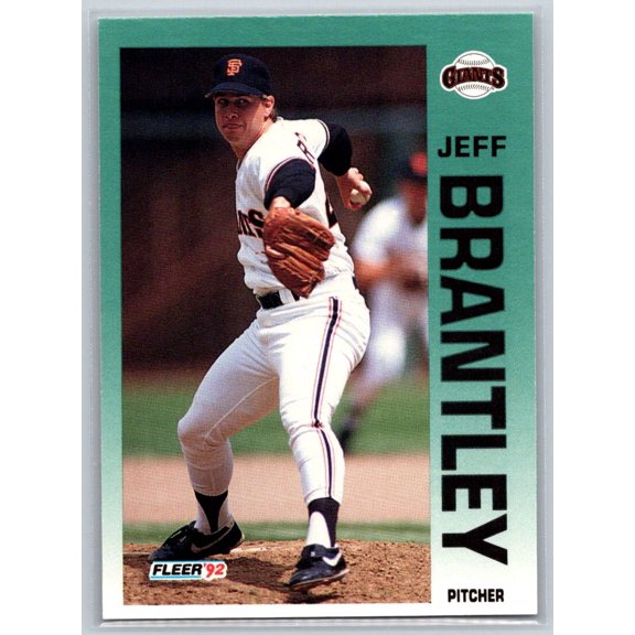 1992 Fleer Jeff Brantley San Francisco Giants #629 Baseball Card