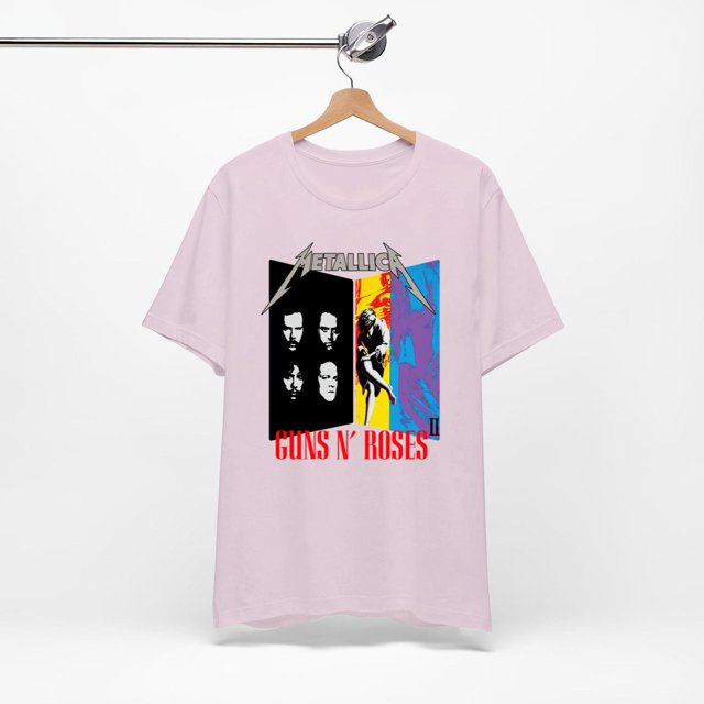 1992 Guns N Roses & Metallica Stadium Tour Black TShirt