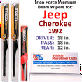 thumbnail image 1 of 1992 Jeep Cherokee Performance Beam Wipers (Set of 3) w/Rear Wiper, 1 of 3