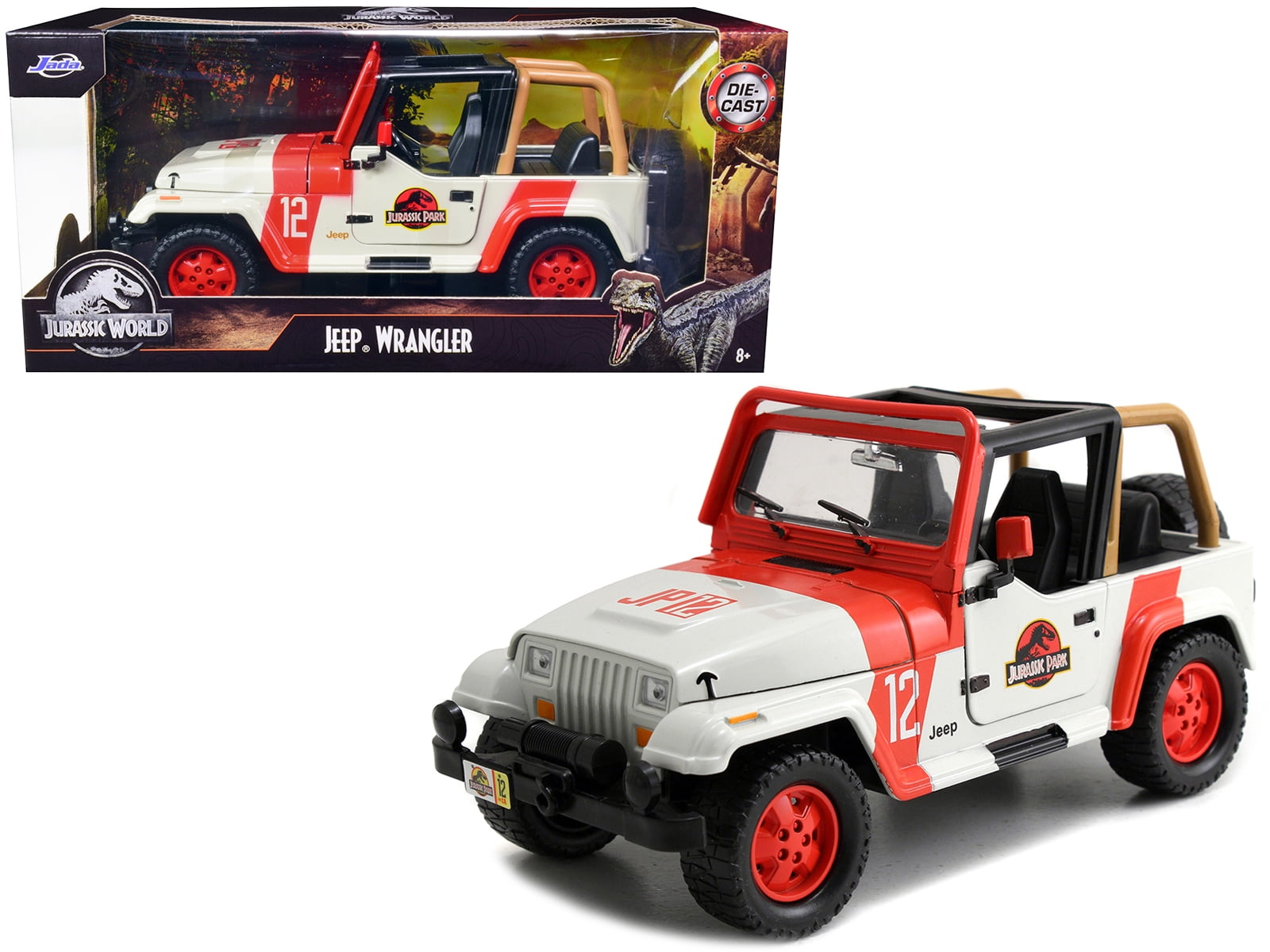 Jadaジェイダ/'92 Jeepジープ Wranglerラングラー 1/24 Amazon.com: Jada Toys Just Trucks 1:24 1992 Jeep Wrangler