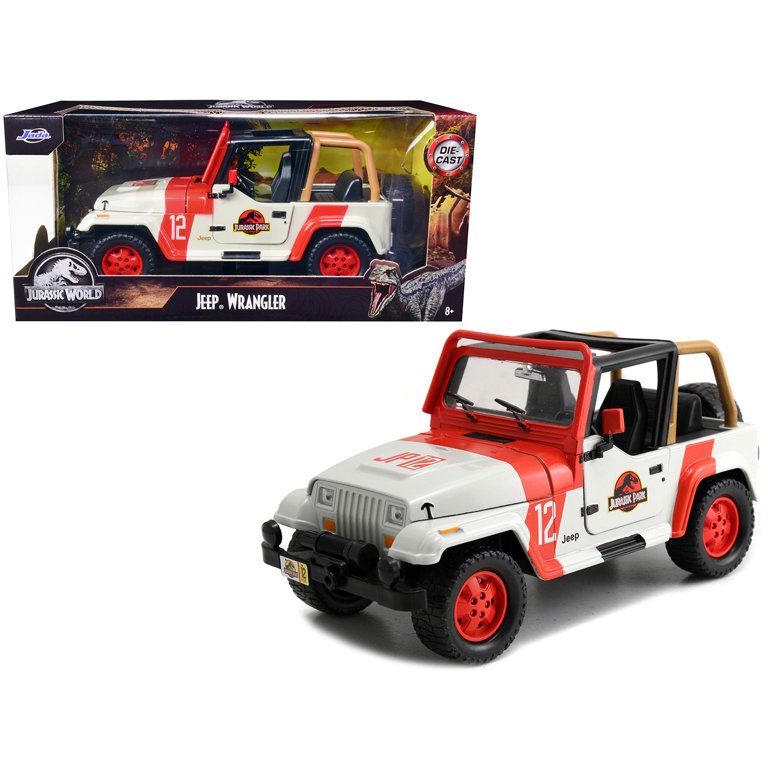 Jada 1992 Jeep Wrangler Jurassic World Movie 1/24 Diecast