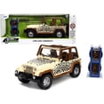 thumbnail image 1 of 1992 Jeep Wrangler with Extra Wheels, Beige/Tan - Jada Toys 32426/4 - 1/24 scale Diecast Model Toy Car, 1 of 1