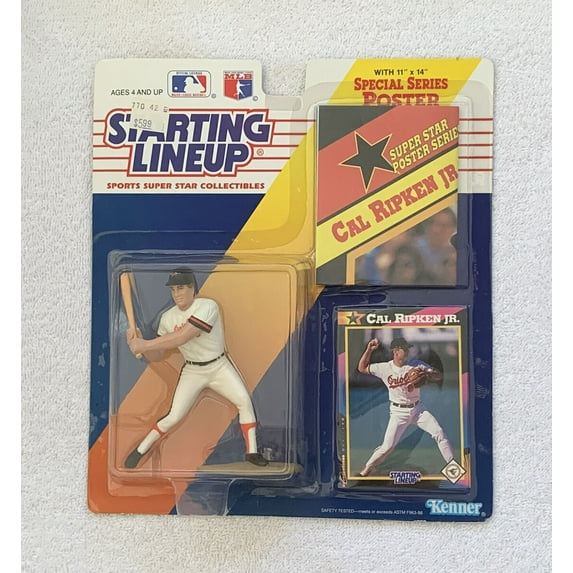 1992 Kenner Starting Lineup - MLB - Cal Ripken Jr. - Baltimore Orioles