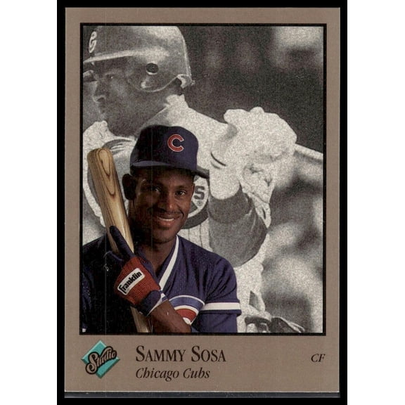 1992 Leaf Studio Sammy Sosa #20 Near Mint Chicago Cubs Baseball Card