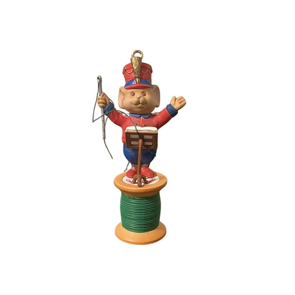 1992 Music, Mice-Tro! (Mouse Band) Enesco Christmas Tree Ornament 575143