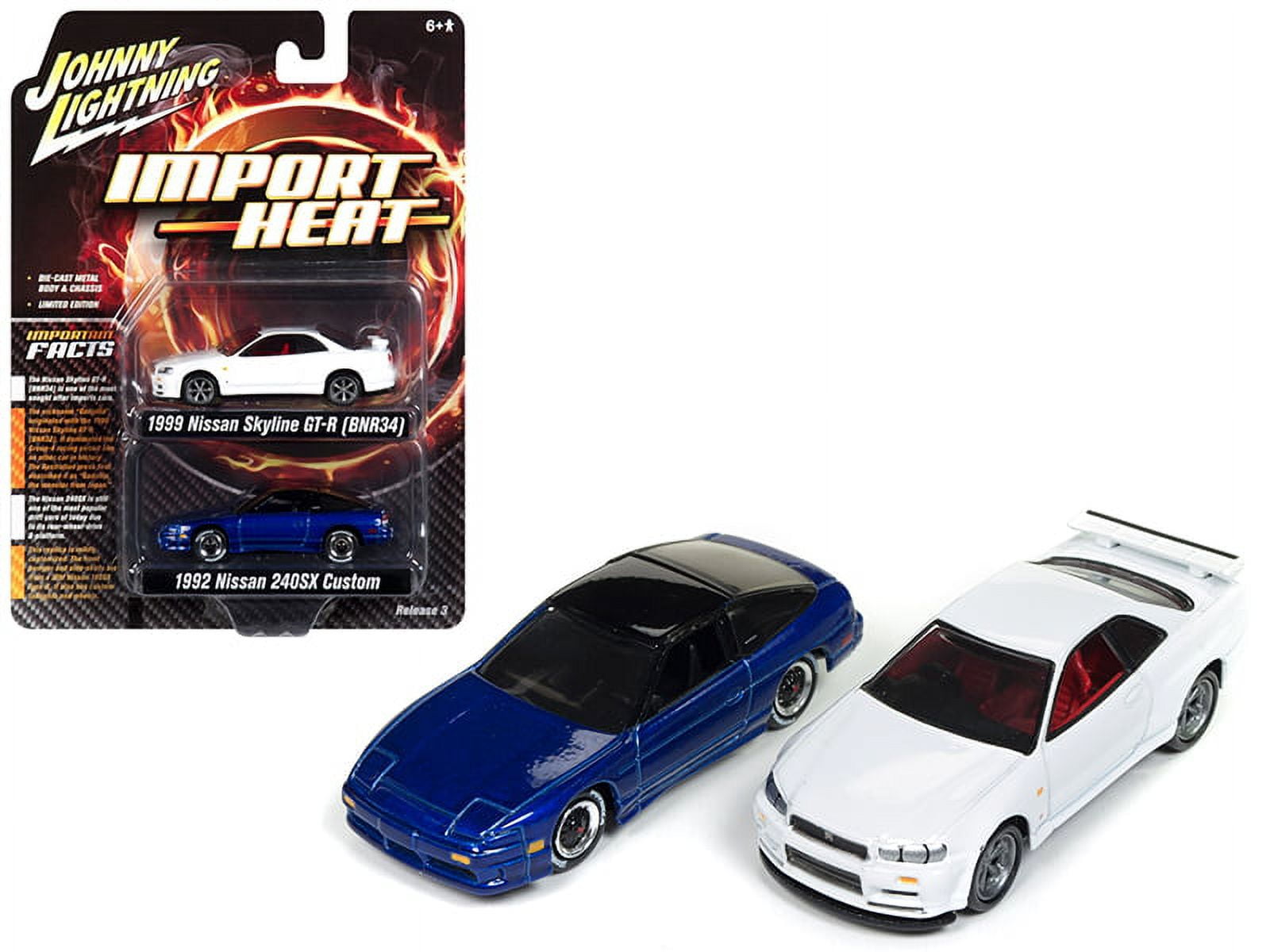 1992 Nissan 240 SX Custom Blue Metallic &1999 Nissan Skyline
