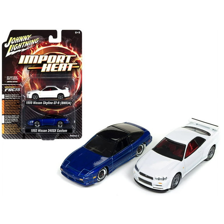 ミニカー Nissan Skyline GT-R (BNR34) 1999 1/24 Amazon.com: Diecast Model Car Compatible with Welly 1:24