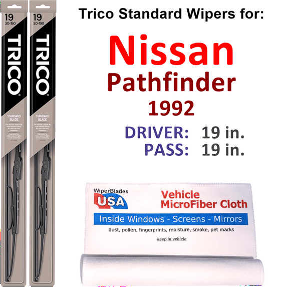 1992 Nissan Pathfinder Wiper Blades (Set of 2)