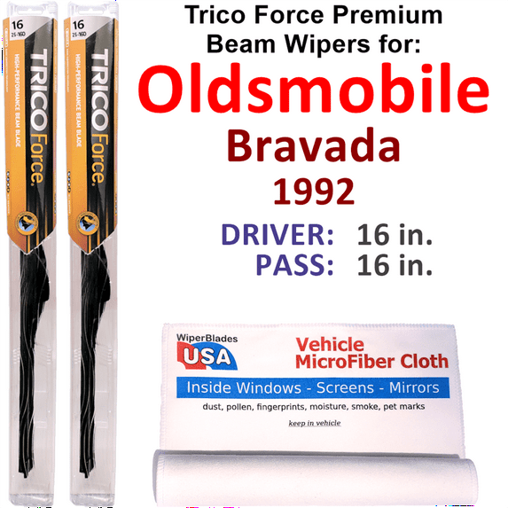 1992 Oldsmobile Bravada Performance Beam Wipers (Set of 2)