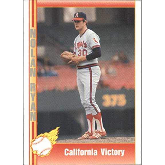 1992 Pacific Ryan Texas Express II #126 Nolan Ryan California Victory MLB Baseball Trading Card