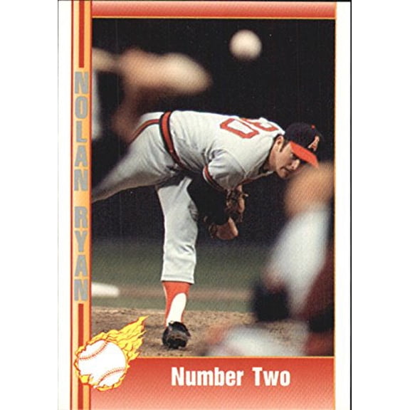 1992 Pacific Ryan Texas Express II #132 Nolan Ryan Number Two MLB Baseball Trading Card