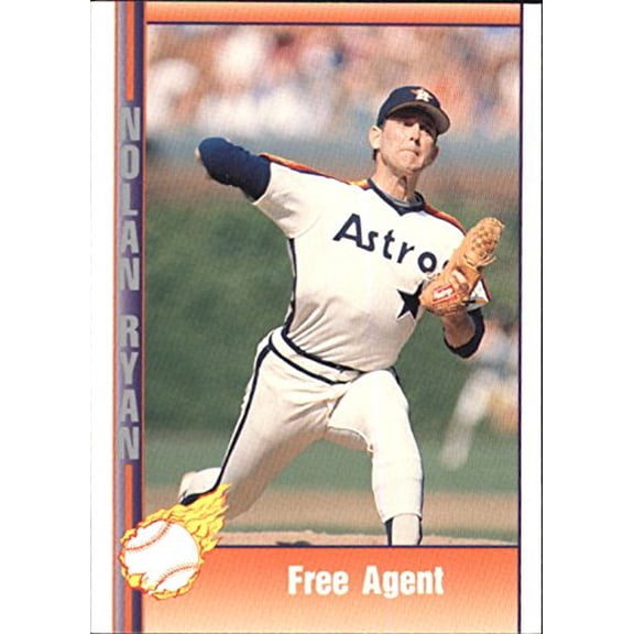 1992 Pacific Ryan Texas Express II #139 Nolan Ryan Free Agent MLB Baseball Trading Card