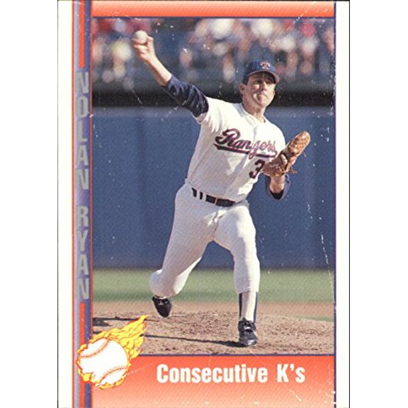 1992 Pacific Ryan Texas Express II #191 Nolan Ryan Consecutive K's MLB Baseball Trading Card