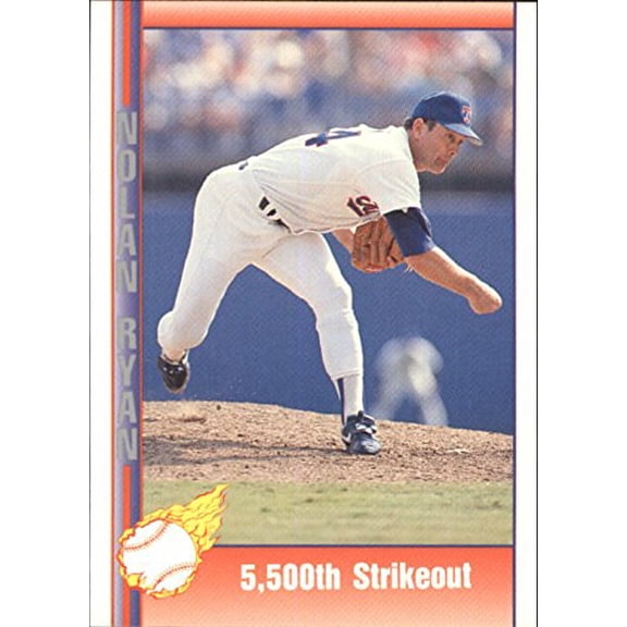 1992 Pacific Ryan Texas Express II #192 Nolan Ryan,500th Strikeout MLB Baseball Trading Card