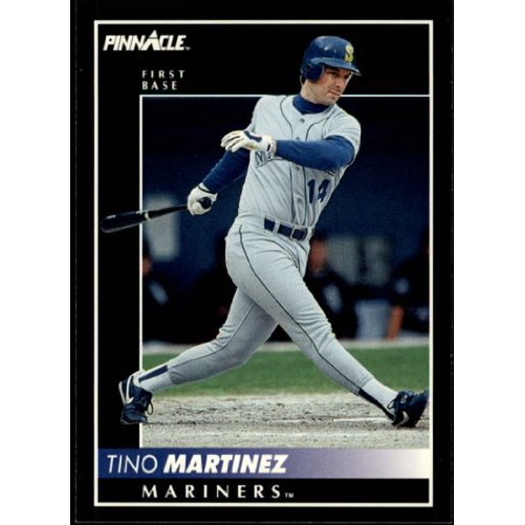 1992 Pinnacle #123 Tino Martinez MLB Baseball Trading Card