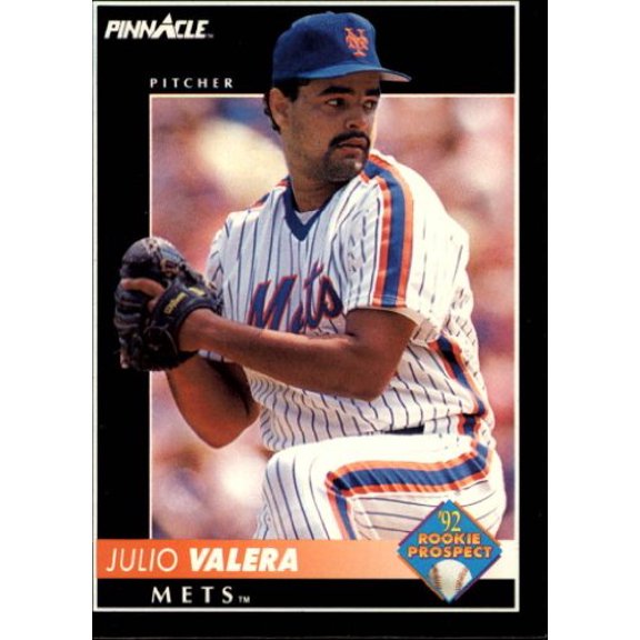1992 Pinnacle #267 Julio Valera MLB Baseball Trading Card
