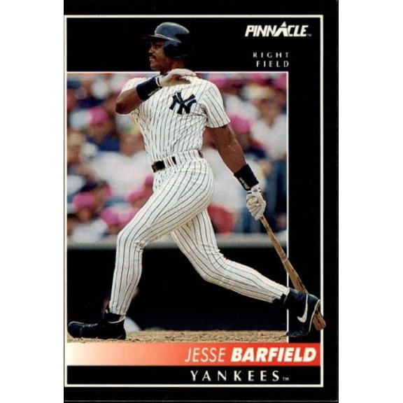 1992 Pinnacle #425 Jesse Barfield MLB Baseball Trading Card