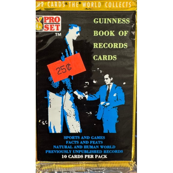 1992 Pro Set Guinness Book of Records Cards Wax Pack