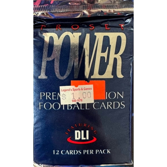 1992 Pro Set Power Football Pack