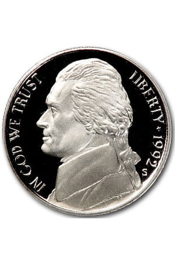 1992-S Jefferson Nickel Gem Proof