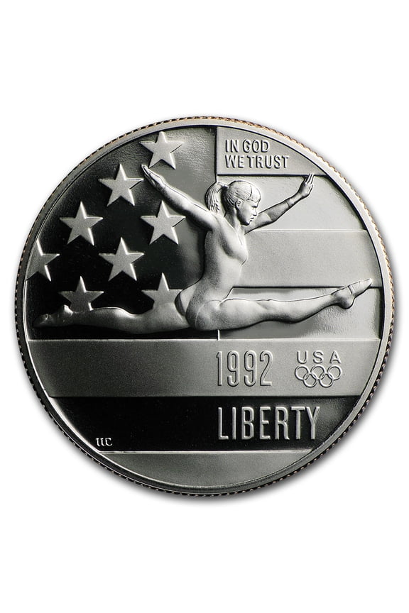 1992-S Olympic Gymnast 1/2 Dollar Clad Proof (Capsule Only)