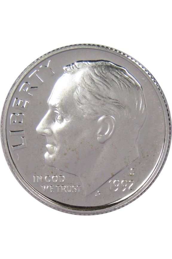 1992 S Roosevelt Dime Choice Proof 90% Silver 10c US Coin Collectible