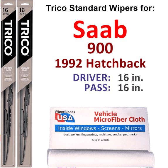 1992 Saab 900 Wiper Blades (Set of 2)
