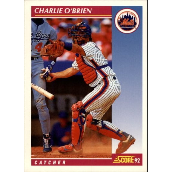 1992 Score #621 Charlie O'Brien MLB Baseball Trading Card
