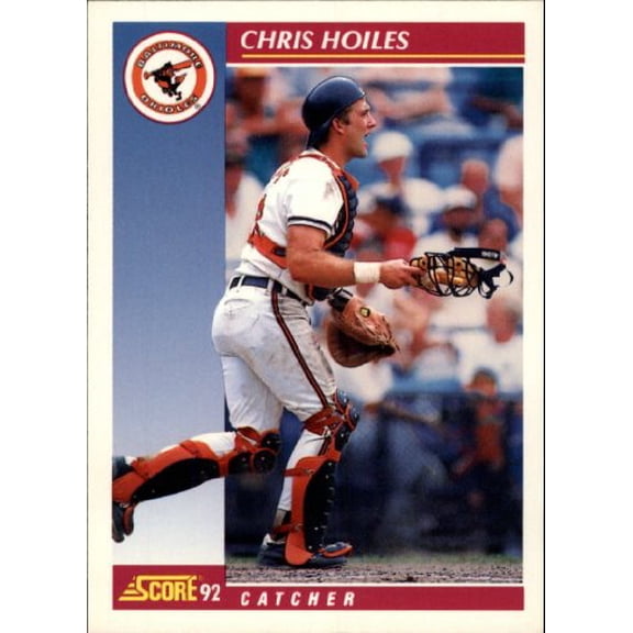 1992 Score #641 Chris Hoiles MLB Baseball Trading Card
