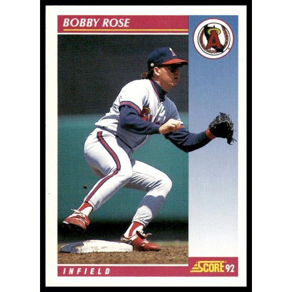 1992 Score Bobby Rose #558