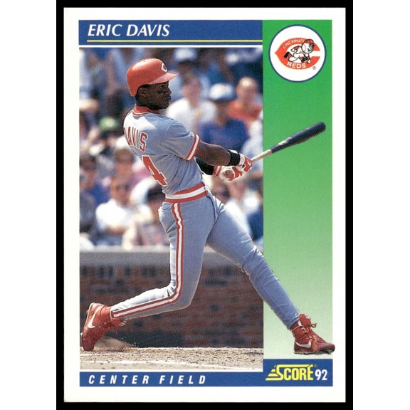 1992 Score Eric Davis #44