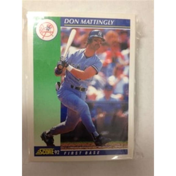 1992 Score New York Yankees Team Set w Don Mattingly