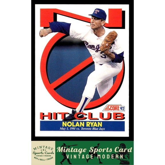 1992 Score Nolan Ryan #425