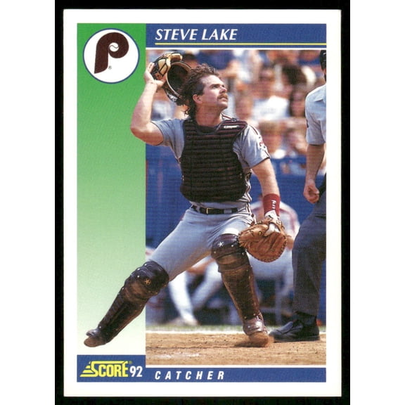 1992 Score Steve Lake #467